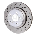Picture of SHW 06-08 BMW Z4 3-2L Left Rear Cross-Drilled Lightweight Brake Rotor 34212282303