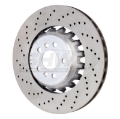 Picture of SHW 2020 BMW X5 M 4-4L Left Rear Cross-Drilled Lightweight Brake Rotor 34208074285