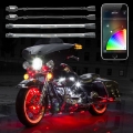 Picture of XK Glow Strip Million Color XKCHROME Smartphone App ATV-Motorcycle LED Light Kit 6xPod + 2x10In