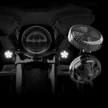 Picture of XK Glow Pro Series MotoTurnz - 1157 Flat Style Front