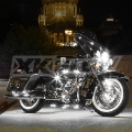 Picture of XK Glow Strips Single Color XKGLOW LED Accent Light Motorcycle Kit White - 8xPod + 2x8In