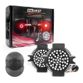Picture of XK Glow Motorcycle Rear LED Turn Signal Kit - 1156 Flat Style Smoked Lenses