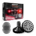 Picture of XK Glow Motorcycle Rear LED Turn Signal Kit - Bullet Style Smoked Lenses