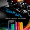 Picture of XK Glow Curb FX Bluetooth XKchrome App Waterproof LED Projector Welcome Light Tatoo Style 4pc