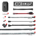 Picture of XK Glow Strips + 8x10In Flex Strips Million Color XKCHROME App Controlled Boat Marine Kit 8x36In