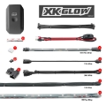 Picture of XK Glow Flex Strips Million Color XKCHROME App Controlled Boat Marine Kit 4x36In Strips + 4x10In