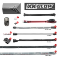 Picture of XK Glow Flex Strips 2 Million Color XKGLOW LED Accent Light Marine-Boat Kit 6x36In Strips + 6x 10In