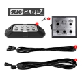 Picture of XK Glow Strobe Pod Lights w- Traffic Modes Ultra Bright LEDs Multiple Modes + Solid On - Amber 4pc