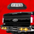 Picture of XK Glow Strobe Pod Lights w- Traffic Modes Ultra LEDs Multiple Modes + Solid On - Amber + White 8pc