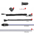 Picture of XK Glow Fiber Optic Roll 6pc LED Head XKchrome Controlled Fiber Optic LED Accent Light Kit 2pc 6ft