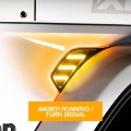 Picture of XK Glow Amber Jeep Air Vent Light w- Turn Signal & Running Light
