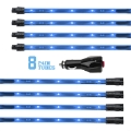 Picture of XK Glow Tube Single Color Underglow LED Accent Light Car-Truck Kit Light Blue - 8x24In