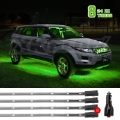 Picture of XK Glow Tube Single Color Underglow LED Accent Light Car-Truck Kit Green - 8x24In