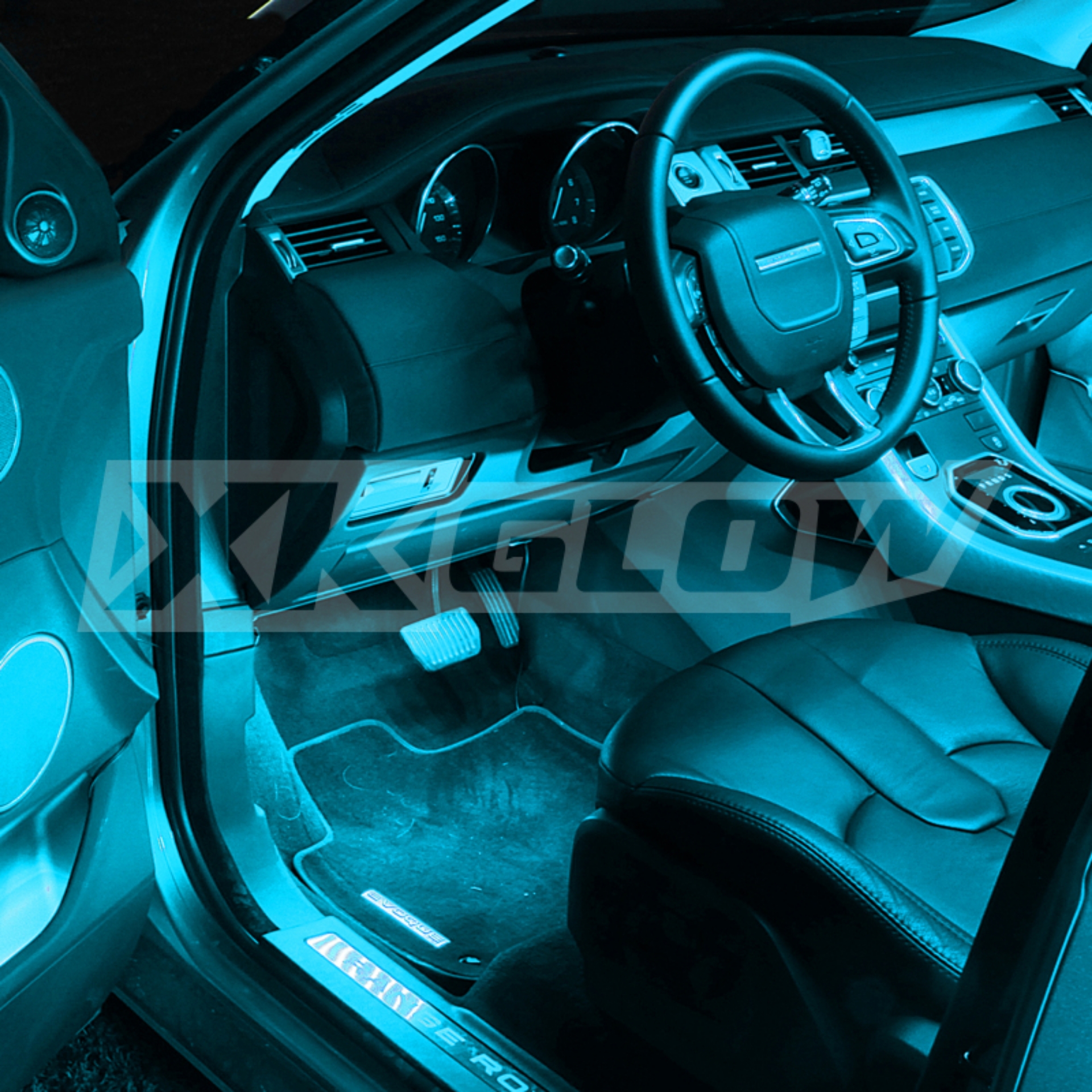 Picture of XK Glow Strip Single Color XKGLOW UnderglowLED Accent Light Car-Truck Kit Light Blue - 4x8In