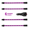 Picture of XK Glow Single Color XKGLOW UnderglowLED Accent Light Car-Truck Kit Pink - 4x8In