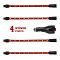 Picture of XK Glow Single Color XKGLOW UnderglowLED Accent Light Car-Truck Kit Red - 4x8In