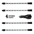 Picture of XK Glow Single Color XKGLOW UnderglowLED Accent Light Car-Truck Kit White - 4x8In