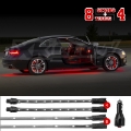 Picture of XK Glow Single Color XKGLOW UnderglowLED Accent Light Car-Truck Kit Red - 8x24In Tube + 4x8In Strip
