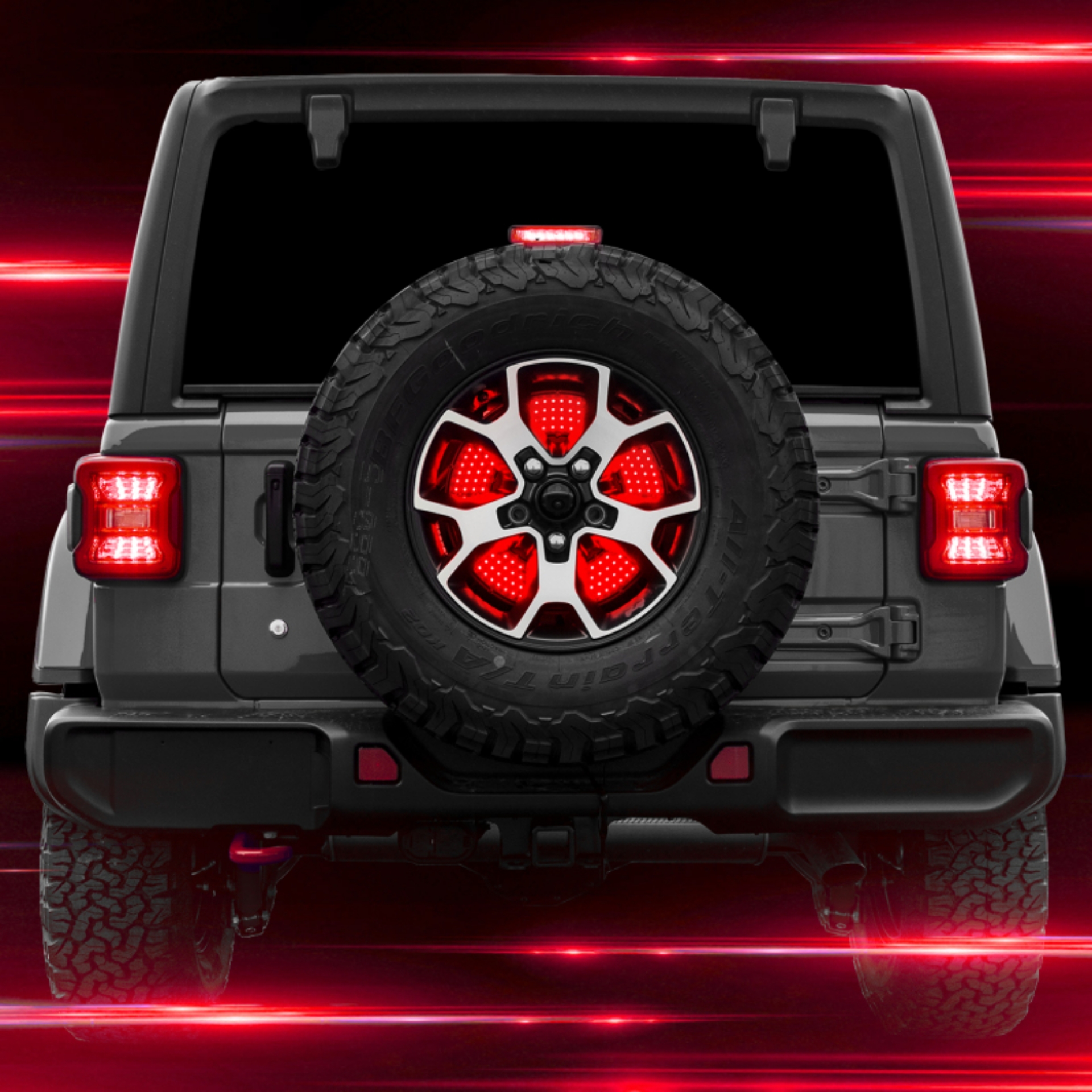 Picture of XK Glow Jeep 5th Wheel Light w- Brake, Running, Reverse and Turn Signal Lights