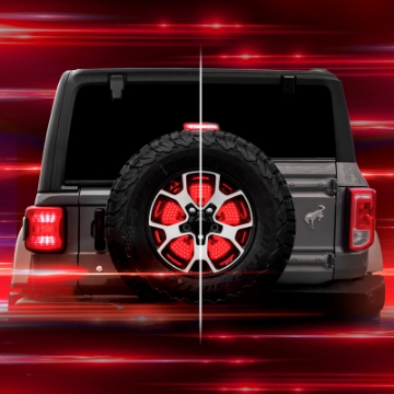 Picture of XK Glow Bronco 5th Wheel Light w- Brake, Running, Reverse and Turn Signal Lights
