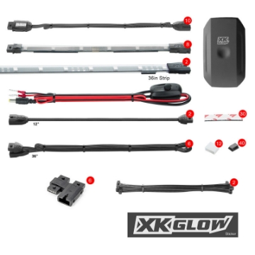 Picture of XK Glow LED Snowmobile Accent Light Kits XKchrome Smartphone App Advanced