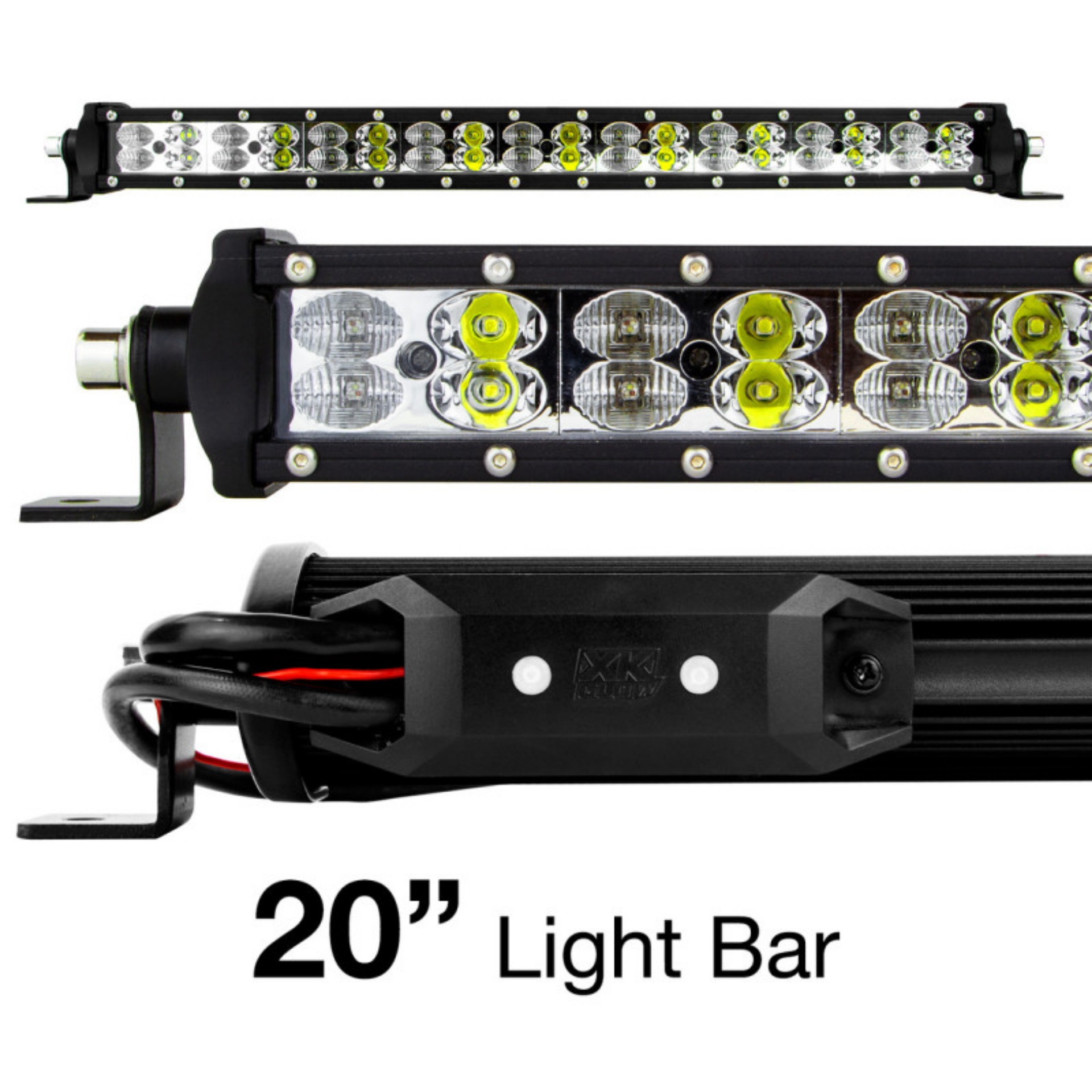Picture of XK Glow RGBW Light Bar High Power Offroad Work-Hunting Light w- Bluetooth Controller 20In
