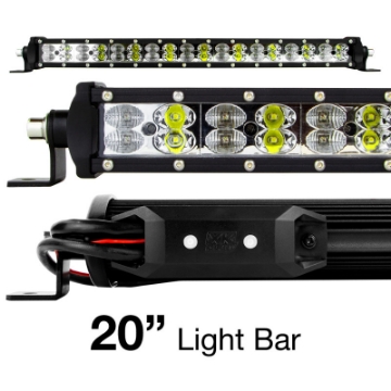 Picture of XK Glow RGBW Light Bar High Power Offroad Work-Hunting Light w- Bluetooth Controller 20In