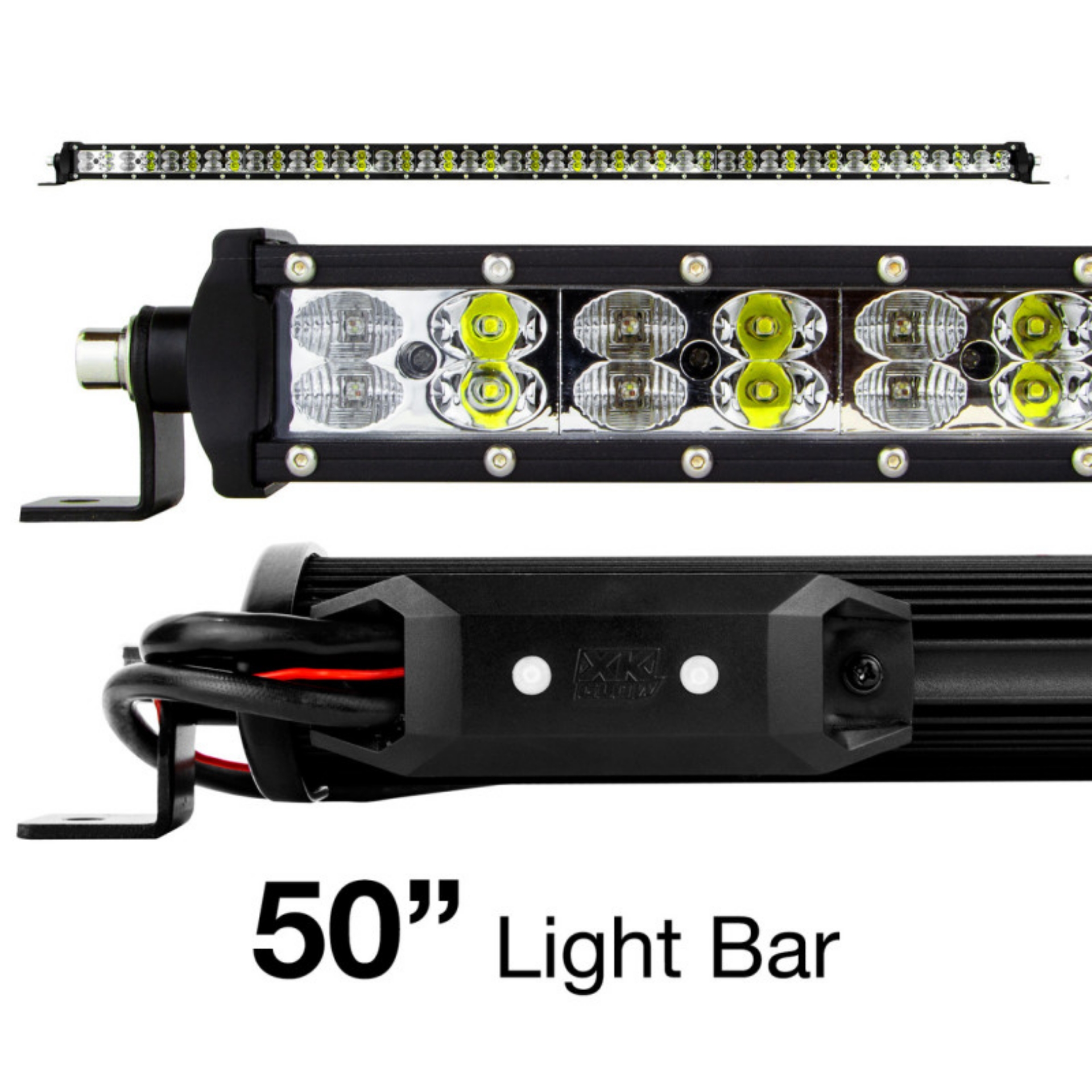Picture of XK Glow RGBW Light Bar High Power Offroad Work-Hunting Light w- Bluetooth Controller 50In