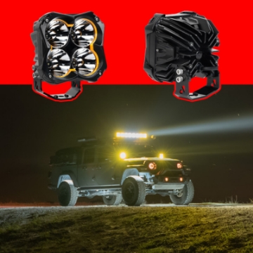 Picture of XK Glow Spot Beam Offroad Cube Light 2pc 5in