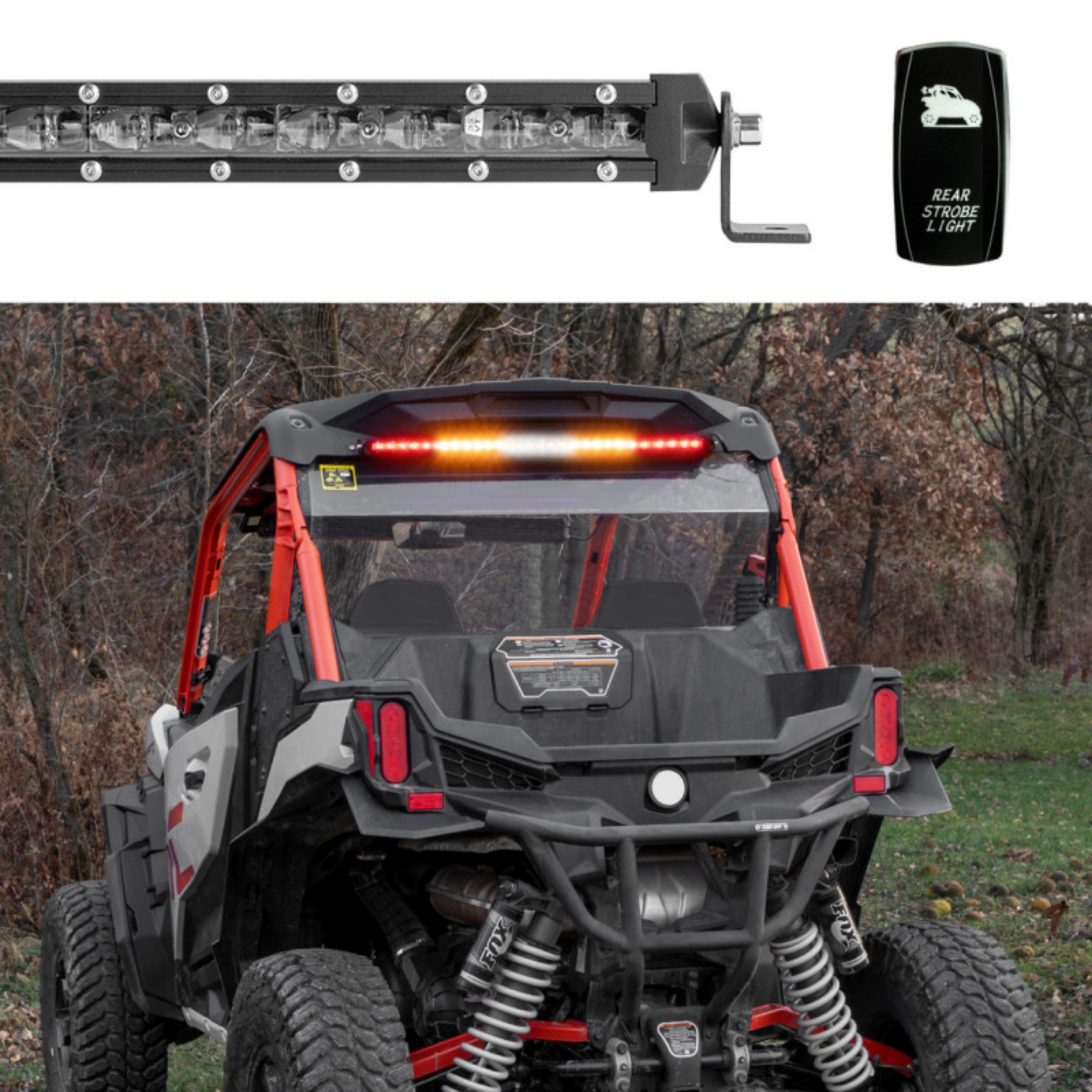Picture of XK Glow Super Slim Offroad LED Chase Bar 5 Modes 90w 30in