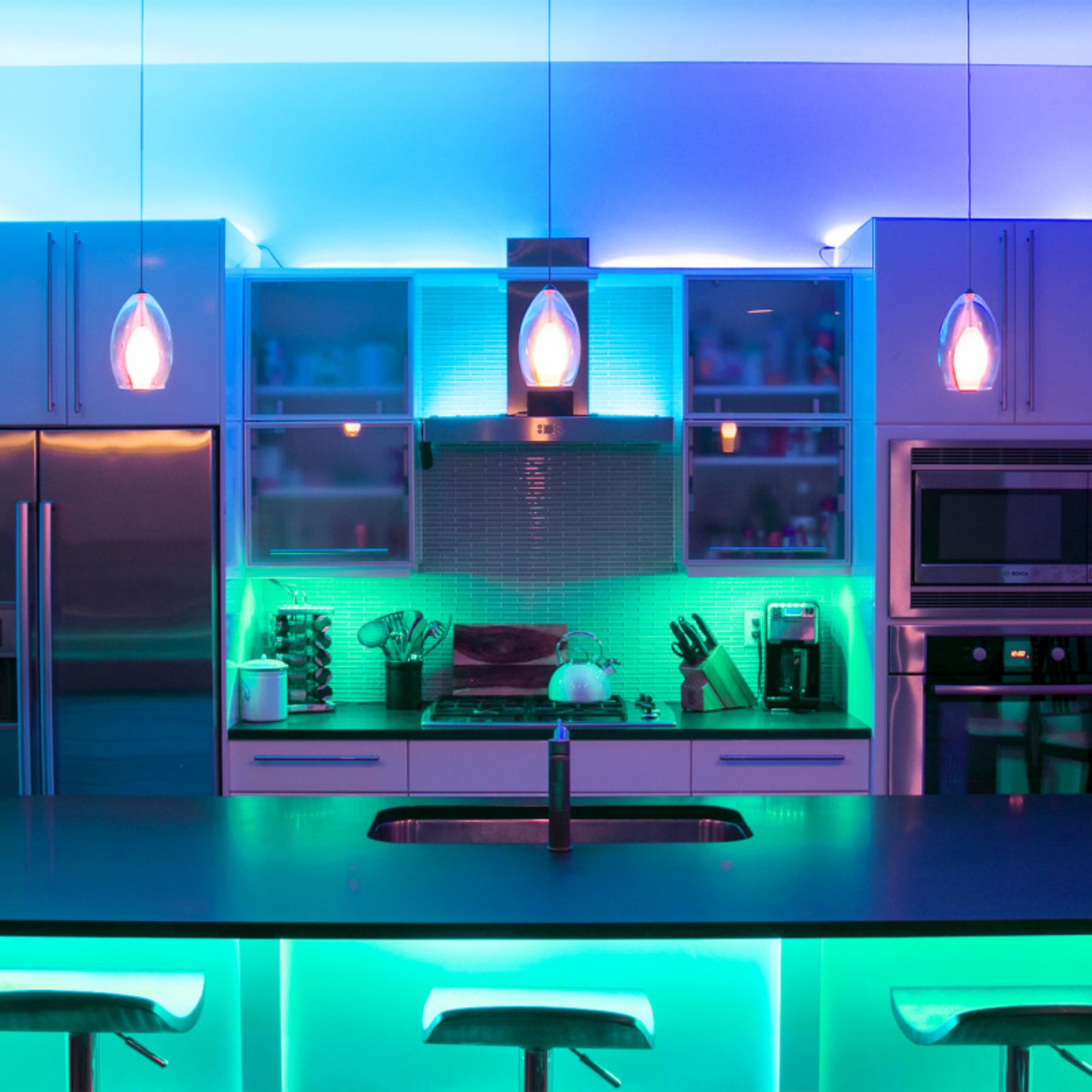Picture of XK Glow Tubes Million Color XKCHROME App Controlled Home Indoor & Outdoor LED Light Kit 8x12In