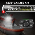 Picture of XK Glow SAR360 Light Bar Kit Emergency Search and Rescue Light System White 4 36In