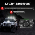 Picture of XK Glow SAR360 Light Bar Kit Emergency Search and Rescue Light System 252In 220In