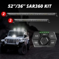 Picture of XK Glow SAR360 Light Bar Kit Emergency Search and Rescue Light System White 252In 236In