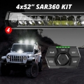Picture of XK Glow SAR360 Light Bar Kit Emergency Search and Rescue Light System 4 52In