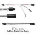 Picture of XK Glow Single Color 8in Flex Strip Single Color BLUE - 2nd Gen