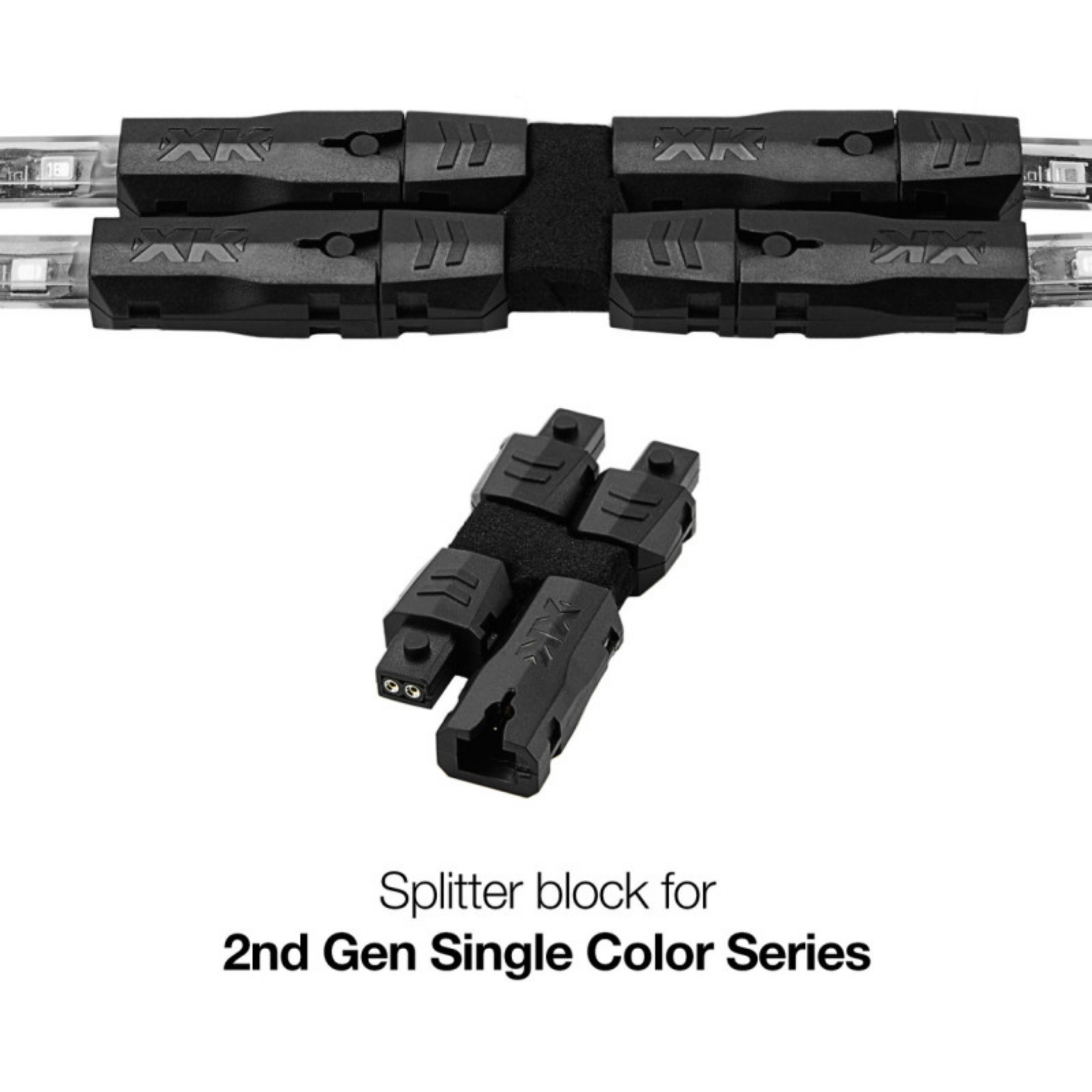 Picture of XK Glow 2nd Gen 2 pin Splitter for LED Single Color Series