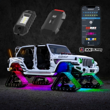 Picture of XK Glow RGBW Addressable LED Rock Light Kits Advanced XKalpha App Controlled
