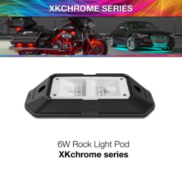 Picture of XK Glow XKchrome Low Profile Ultra Bright Rock Light Pod 6W