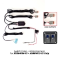 Picture of XK Glow 2 Button Switch Panel + 2 Output Wire for Fog Strobe Combo