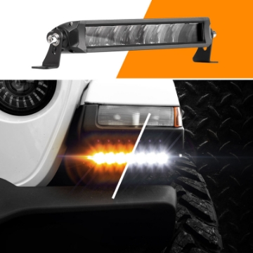 Picture of XK Glow Razor Light Bar Fog+Strobe No Wire & Switch 6in