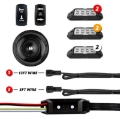 Picture of XK Glow ATV UTV Standard DOT Street Legal Conversion Signal-Horn Kit - 2 White 2 Red 2 Amber Pods