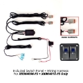 Picture of XK Glow Razor Light Bar Fog + Strobe Kit 10in