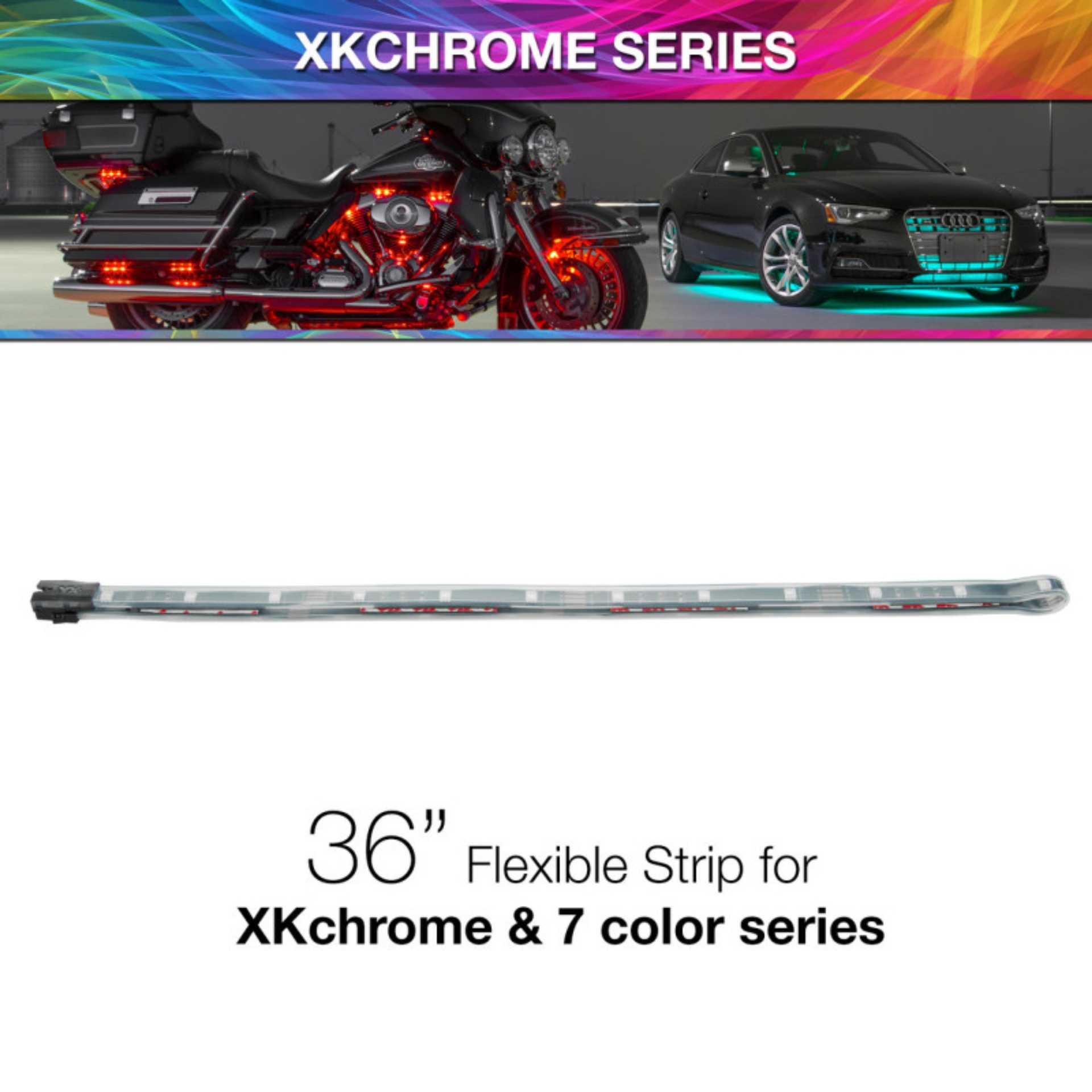 Picture of XK Glow 36in Multi Color Flexible Strip for XKchrome & 7 Color Series