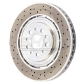Picture of SHW 15-21 Maserati Ghibli 3-0L w-Sport Pkg Front Cross-Drilled Lightweight Brake Rotor 670030935