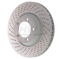 Picture of SHW 09-13 Porsche 911 Turbo w-Center Lock w-o Ceramics Left Frt Drill-Dimp MB Rotor 99735140502