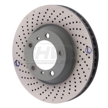 Picture of SHW 2012 Porsche 911 Carrera4 GTS 3-8L w-o Ceramic Brakes Left Frt Drill-Dimp MB Rotor 99635140904