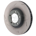 Picture of SHW 17-20 Porsche Panamera 4S 2-9L w-18in Wheel Left Front Slotted Monobloc Brake Rotor 971615301L
