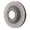 Picture of SHW 15-16 Porsche 911 Carrera4 GTS 3-8L w-o Ceramic Brake Left Frt Drill-Dimp MB Rotor 99135140301