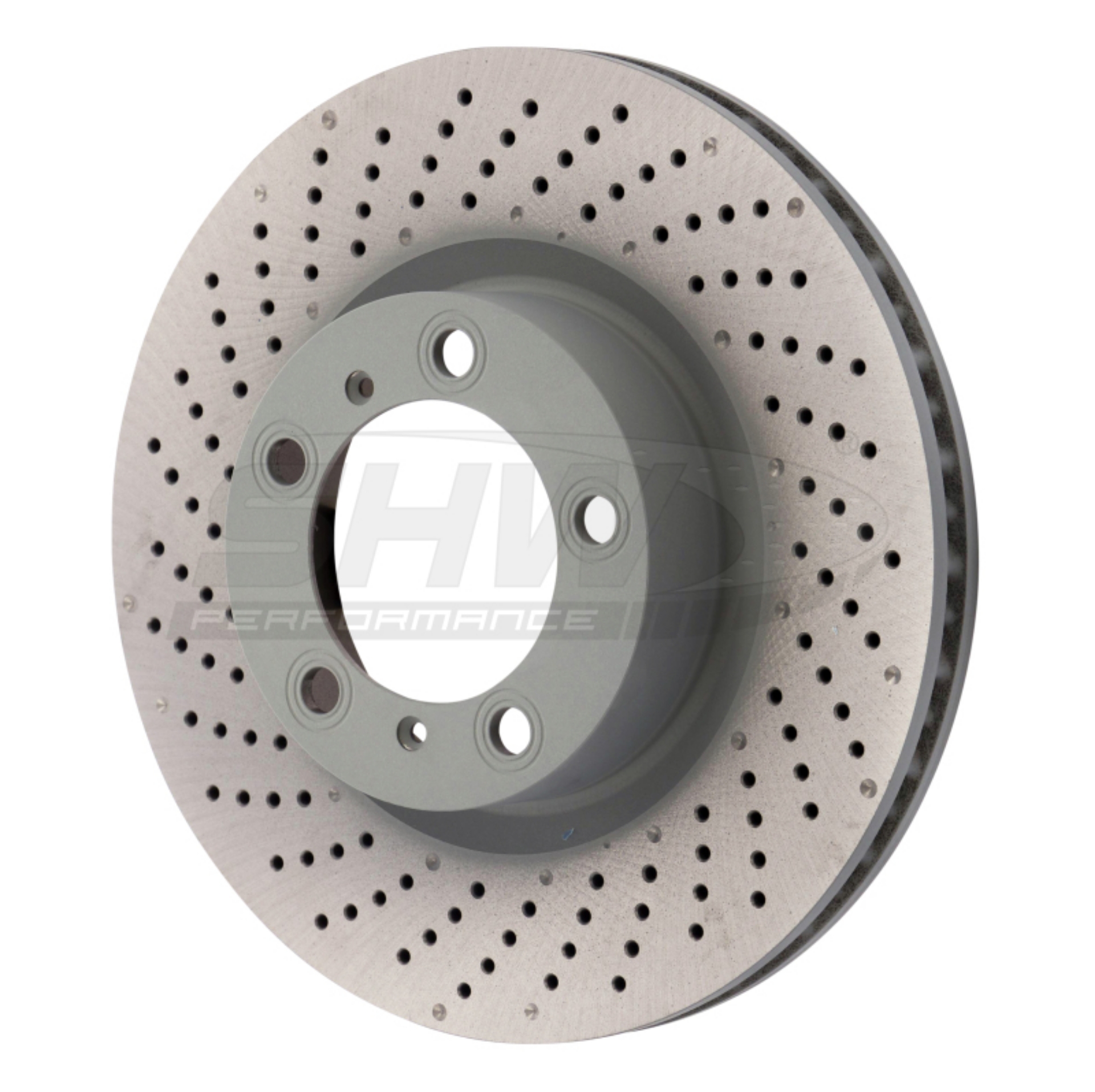 Picture of SHW 09-16 Porsche 911 Carrera w-o Ceramic Brake Left Front Drill-Dimp MB Brake Rotor 99735140101